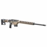 Precision Rifle, Bolt Action Rifle, 6.5 Creedmoor, 24" Heavy Contour Barrel, Threaded 5/8X24, Ruger Hybrid Muzzle Brake, Cerakote Finish, Black and Bronze, Magpul MOE-K2-XL Grip, Adjustable Trigger, M-LOK Handguard, Folding Adjustable Stock, 10 Rounds, 2