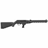 PC Carbine |9mm 16" Fluted/Threaded Heavy Barrel, Black Finish, Synthetic Stock, M-LOK Handguard, Adjustable Ghost Ring Rear Sight, Protected Blade Front Sight, 17Rd, Takedown 19115