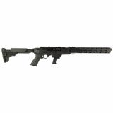 PC Carbine, Semi-automatic Rifle, 9MM, 16.12" Cold Hammer Forged Fluted Barrel, Threaded 1/2X28, Anodized Finish, Black, Folding Adjustable Stock, M-LOK Handguard, 17 Rounds, 1 Ruger SR Series Magazine, Includes Additional Glock Magazine Well 19140