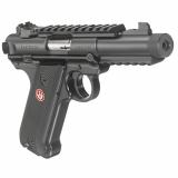 Mark IV Tactical |.22 Long Rifle 4.4 Inch Threaded Barrel Adjustable Rear Sight Top/Bottom Picatinny Rail Checkered Natural Angle Grip, Two 10 Round Magazines