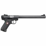 Mark IV Target, Semi-automatic, 22LR, 10" Bull Barrel, Aluminum Frame, Blued Finish, Checkered Synthetic Grips, 10Rd, Adjustable Rear Sight 40173