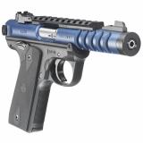 Mark IV 22/45 Lite | 22LR, 4.4" Threaded Barrel, Polymer Frame, Blue Finish, Checkered Grips, Two 10Rd Magazines, Adjustable Rear Sight 43924