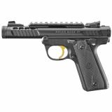 Mark IV 22/45 Lite | 22LR, 4.4" Threaded Barrel, Anodized Finish, Black, Checkered Grips, Adjustable Rear Sight, Ambidextrous Safety, 10 Rounds, 2 Magazines 43956 Single Action, Semi-automatic, Polymer Frame Pistol