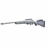 American Generation II, Bolt Action Rifle, 308 Winchester, 20" Spiral Fluted Barrel, 1:10 Twist, Threaded 5/8x24, Muzzle Brake, Cerakote Finish, Gunmetal, Gray Splatter Synthetic Stock, Manual Safety, Picatinny Rail, 3 Rounds, 1 Magazine 46902