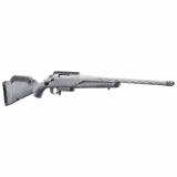 American Generation II, Bolt Action Rifle, 6MM Creedmoor, 20" Spiral Fluted Barrel, 1:7.7" Twist, Threaded 5/8"-24, Muzzle Brake, Cerakote Finish, Gunmetal , Gray Splatter Synthetic Stock, Manual Safety, Picatinny Rail, 3 Rounds, 1 Magazine 46912