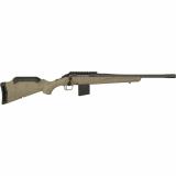 American Rifle Ranch, Generation II, Bolt Action Rifle, 400 Legend, 16.1" Spiral Fluted Barrel, 1:16Twist, Threaded 11/16"-24, Muzzle Brake, Cerakote Finish, Cobalt, Flat Dark Earth Splatter Synthetic Stock, Manual Safety, Picatinny Rail, 5 Rounds, 1 Mag