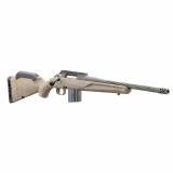 American Rifle Ranch, Generation II, Bolt Action Rifle, 6.5 Creedmoor, 16.1" Spiral Fluted Barrel, 1:8 Twist, Threaded 5/8"-24, Muzzle Brake, Cerakote Finish, Cobalt, Flat Dark Earth Splatter Synthetic Stock, Manual Safety, Picatinny Rail, 3 Rounds, 1 Ma