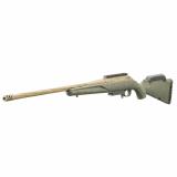 American Generation II, Predator, Bolt Action Rifle, 7MM PRC, 22" Spiral Fluted Barrel, 1:8 Twist, Threaded 5/8"-24, Muzzle Brake, Cerakote Finish, Burnt Bronze, Green Splatter Synthetic Stock, Manual Safety, Picatinny Rail, 3 Rounds, 1 Magazine 46947