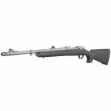 Hawkeye Alaskan, Bolt-Action Rifle, 375 Ruger, 20" Cold Hammer Forged Barrel, Hawkeye Matte Black Finish, Stainless Steel, Hogue OverMolded Stock, Adjustable Rear & Bead Front Sight, 3Rd, Includes Scope Rings, Muzzle Brake 57100