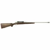Hawkeye Hunter, Bolt Action Rifle, 7MM PRC, 24" Free Floated Cold Hammer Forged Barrel, 5/8X24 Threads, Radial Port Muzzle Break, Satin Stainless Finish, Walnut Stock, LC6 Trigger, Picatinny Rail, 3 Rounds 57144