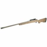 Hawkeye, FTW Hunter, Bolt Action Rifle, 375 Ruger, 22" Cold Hammer Forged Barrel, Threaded 11/16x24, Ruger Muzzle Brake System, Matte Stainless Finish, Silver, LC6 Trigger, 20 MOA Picatinny Rail, Pro Series HS Precision Tan/Black Synthetic Speckled Stock