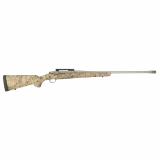 Hawkeye, FTW Hunter, Bolt Action Rifle, 6.5 Creedmoor, 24" Cold Hammer Forged Barrel, Threaded 5/8x24, Ruger Muzzle Brake System, Matte Stainless Finish, Silver, LC6 Trigger, 20 MOA Picatinny Rail, Pro Series HS Precision Tan/Black Synthetic Speckled Sto