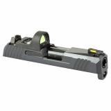 MAX-9 Slide Assembly, Complete Slide, Includes Ruger ReadyDot, Sights, Barrel, Extractor, and Other Slide Components, Compatible with Ruger MAX-9, Black Oxide Finish, Black 90745