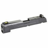 MAX-9 Long Slide Assembly, Complete Slide, Includes Sights, 4" Barrel, Extractor, and Other Slide Components, Compatible with Ruger MAX-9, Optic Ready, Oxide Finish, Black 90750