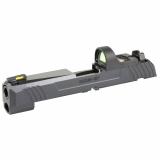 MAX-9 Long Slide Assembly, Complete Slide, Includes Ruger ReadyDot, Sights, 4" Barrel, Extractor, and OtherSlide Components, Compatible with Ruger MAX-9, Oxide Finish, Black 90751