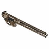 AX556, Billet Upper/Lower Set, Semi-Automatic, 556 NATO/223 Remington, Ambidextrous, Cerakote Finish, Brown, Includes Radian Talon Ambidextrous Safety, Hammer Pin, 17" MLOK Handguard R0397