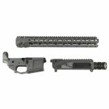 Upper/Handguard Set, Cerakote Finish, Gray, Fits AR-15, Includes 15.5" MLOK Handguard, Radian Raptor-SD Charging Handle R0618
