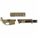 Upper/Handguard Set, Cerakote Finish, Flat Dark Earth, Fits AR-15, Includes 8.5" MLOK Handguard, Radian Raptor-SD Charging Handle R0648