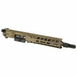 Complete Upper, 300 Blackout, 9" Barrel, 1:5 Twist, SilencerCo ASR Flash Hider, Pistol Length Gas, 8" MLOK Handguard, Radian Raptor-SD Charging Handle, Radian Enhanced Bolt Carrier Group, Cerakote Finish, Brown, Fits AR-15 R0444