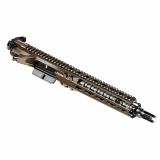Complete Upper, 223 Wylde, 10.5" Barrel, 1:8 Twist, SilencerCo ASR Flash Hider, Cabine Length Gas, 10" MLOK Handguard, Radian Raptor-SD Charging Handle, Radian Enhanced Bolt Carrier Group, Cerakote Finish, Brown, Fits AR-15 R0451