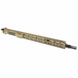 Complete Upper, 223 Wylde, 17.5" Barrel, 1:8 Twist, SilencerCo ASR Flash Hider, Intermediate Length Gas, 17" MLOK Handguard, Radian Raptor-SD Charging Handle, Radian Enhanced Bolt Carrier Group, Cerakote Finish, Brown, Fits AR-15 R0479