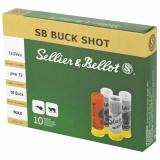 Shotshell, 12 Gauge, 2.75", 00 Buck, 12 Pellets SB12BSE