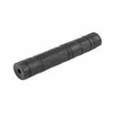 SilencerCo Switchback 22 2.0 Rimfire Suppressor | Modular, 22LR/17HMR/22MAG/5.7MM, 1/2X28, Stainless Steel Baffles, Titanium Tube, Raw Titanium Finish, 1.07" Diameter, 2.5" -5.75" Length SU5085