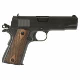 1911, Tank Commander, Single Action Only, Semi-automatic, Metal Frame Pistol, Commander, 9MM, 4.25" Barrel, Carbon Steel Frame, Cerakote Finish, Black, Checkered Wood Grips, Enhanced GI Style Sights, 9 Rounds, 2 Magazines 10100116
