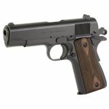 1911, Tank Commander, Single Action Only, Semi-automatic, Metal Frame Pistol, Commander, 9MM, 4.25" Barrel, Carbon Steel Frame, Cerakote Finish, Black, Checkered Wood Grips, Enhanced GI Style Sights, 9 Rounds, 2 Magazines 10100116