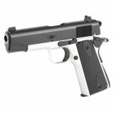1911 Aviator, Single Action Only, Semi-automatic, Metal Frame Pistol, Commander, 45ACP, 4.25" Barrel, Aluminum Frame, Cerakote Finish, Black Slide, Rubber Overmolded Grips, Fixed Sights, 7 Rounds, 2 Magazines 10100128