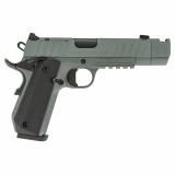 Nightstalker SF-C, 1911, Semi-automatic, Steel Frame Pistol, Carry Size, 9MM, 4.25" Compensated Barrel, Cerakote Finish, Gray, Rail, Novak Sights with Tritium Front Night Sights, 10 Rounds, 2 Magazines 10100133