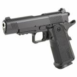 1911 Carry B9R DS, Single Action Only, Semi-automatic, Metal Frame Pistol, 9MM, 4.25" Barrel, Cerakote Finish, Black, Light Rail, Optic Cut, Manual Safety, Black Rear/ White Dot Front Sight, 17 Rounds, 2 Magazines 12500001