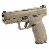 PX-9 Gen 3 Duty, Striker Fired, Semi-automatic, Polymer Frame Pistol, Compact, 9MM, 4.11" Barrel, Cerakote Finish, Flat Dark Earth, Trigger Safety, Fiber Optic Front Sight, Optic Ready, 10 Rounds, 2 Magazines, Interchangeable Back Straps and Side Panels,