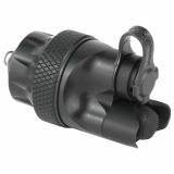 Part, Scoutlight, The DS00 switch receptacle accepts the ST07, SR07 and SR07-D-IT remote tape switches (sold separately), No Cable, Black DS00