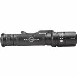 Tactician, 6V, Dual Output 5/800 Lumens, White LED, Tactical Switch, Aluminum, Black Finish E2T-MV