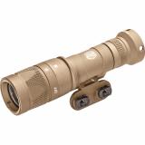 M340V Scout Pro Flashlight, LED, 250 Lumens White Light/100mW of IR, Tan Finish, 1913 Picatinny Mount installed, MLOK Mount included, Z68 On/Off Tailcap M340V-TN-PRO