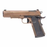 1911 X Series |45 ACP, 5" Barrel, PVD Finish, Coyote, Optics Ready, LOK Grips G10 Grips, P-Series XRay3 Day/Night Sights, Ambidextrous Safety, Full Size, 8 Rounds, 2 Magazines 1911XR-45-CXR3