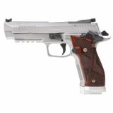 P226 XFIVE Classic |9mm 5" Barrel, Optics Ready, Stainless Steel Frame, Adjustable AX3 Trigger, Cocobolo Wood Grips, Alloy Magwell, 3 20-Round Magazines, X5
