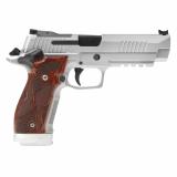 P226 XFIVE Classic |9mm 5" Barrel, Optics Ready, Stainless Steel Frame, Adjustable AX3 Trigger, Cocobolo Wood Grips, Alloy Magwell, 3 20-Round Magazines, X5