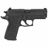P229 Enhanced Elite 9mm 3.9 Inch Barrel Siglite Night Sights Black Nitron Slide Finish E2 Grips 10 Round - CA Compliant