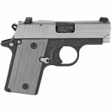 P238 |380ACP, 2.7" Barrel, Alloy Frame, Two-Tone Finish, Single Action Only, Grey Polymer Grips, Night Sights, 6Rd, 1 Magazine, California Compliant 238-380-TSS2-CA