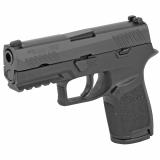 P320, Semi-automatic, Double Action Only, Compact Frame, 9MM, 3.9" Barrel, Polymer Frame, Nitron Finish, 10Rd, M1913 Rail, Contrast Sights 320C-9-B-10