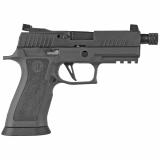 P320 X-Carry Legion | 9MM, 4.6" Threaded Barrel, PVD Finish, Legion Grey, Adjustable Suppressor-Height Night Sights, Optic Ready, 17 Rounds, 3 Magazines 320XCA-9-LEGION-TBR2, Striker Fired, Semi-automatic, Stainless Frame Pistol, Full Size