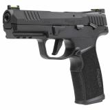 P322, Semi-automatic, Single Action Only, Polymer Frame Pistol, Full Size, 22 LR, 4 Barrel", Anodized Finish, Black, Adjustable Fiber Optic Sights, Optic Ready, Threaded Barrel Adapter, 10 Rounds, 2 Magazines 322C-BAS-10
