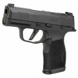 P365X, Striker Fired, Compact, 9MM, 3.1" Barrel, Polymer Frame, Black Finish, X-Ray 3 Night Sights, Optic Ready, Manaual Safety, 10Rd, 2 Magazines 365X-9-BXR3P-MS-10