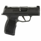 P365X, Striker Fired, Polymer Frame Pistol, Subcompact, 9MM, 3.1" Barrel, Matte Finish, Black, X-Ray 3 Night Sights, Optic Ready, 12 Rounds, 2 Magazines, Includes Texas Ranger Engraving on Slide and Challenge Coin 365X-9-BXR3P-TR