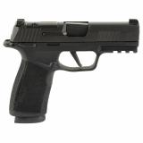 P365, XMacro, Striker Fired, Semi-automatic, Polymer Framed Pistol, Sub-Compact, 9MM, 3.7" Barrel, Nitron Finish, Black, XRAY3 Day/Night Sights, Optic Ready, Manual Safety, 10 Rounds, 2 Magazines 365XCA-9-BXR3-MS-10