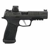 P365 Fuse, Striker Fired, Semi-automatic, Polymer Frame Pistol, Compact, 9MM, 4.3" Barrel, Cerakote Finish, Black, Sig Sauer Romeo-X Compact Red Dot, Sig Sauer LXG Grip, Fiber Optic Front Sight, Black Serrated Rear Sights, 3 Magazines, (2)-21 Round Magaz
