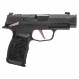P365XL, Striker Fired, Semi-automatic, Polymer Frame Pistol, Sub-Compact, 9mm, 3.7" Barrel, Polymer Frame, Rose Finish, XRAY3 Day/Night Sights, Optics Ready, 10 Rounds, 2 Magazines, Includes Speedloader, Gun Safe 365XL-9-BXR3P-10