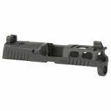 P320SC PROCUT Slide Assembly, XRAY3 Sights, R2 Optic, Compatible with 3.6" 9MM Barrel, Black Finish 8900948